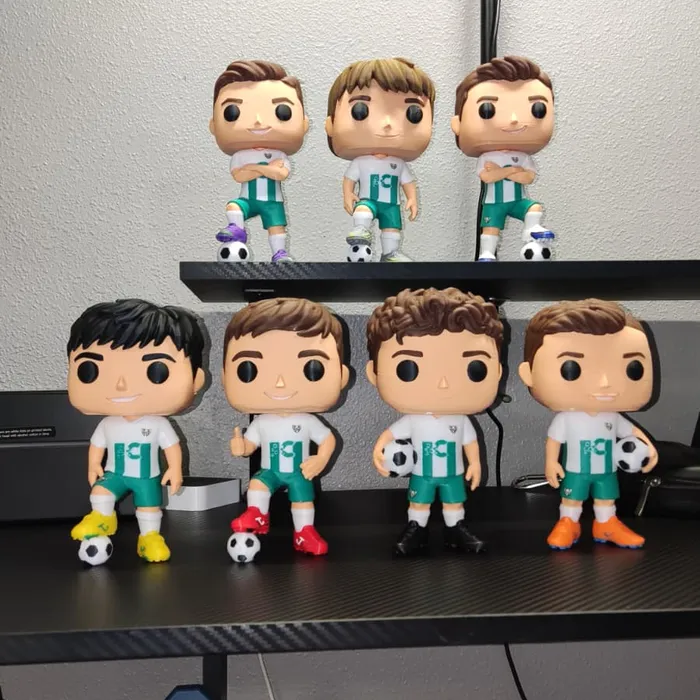 Equipo de fútbol personalizado, impreso en 3D