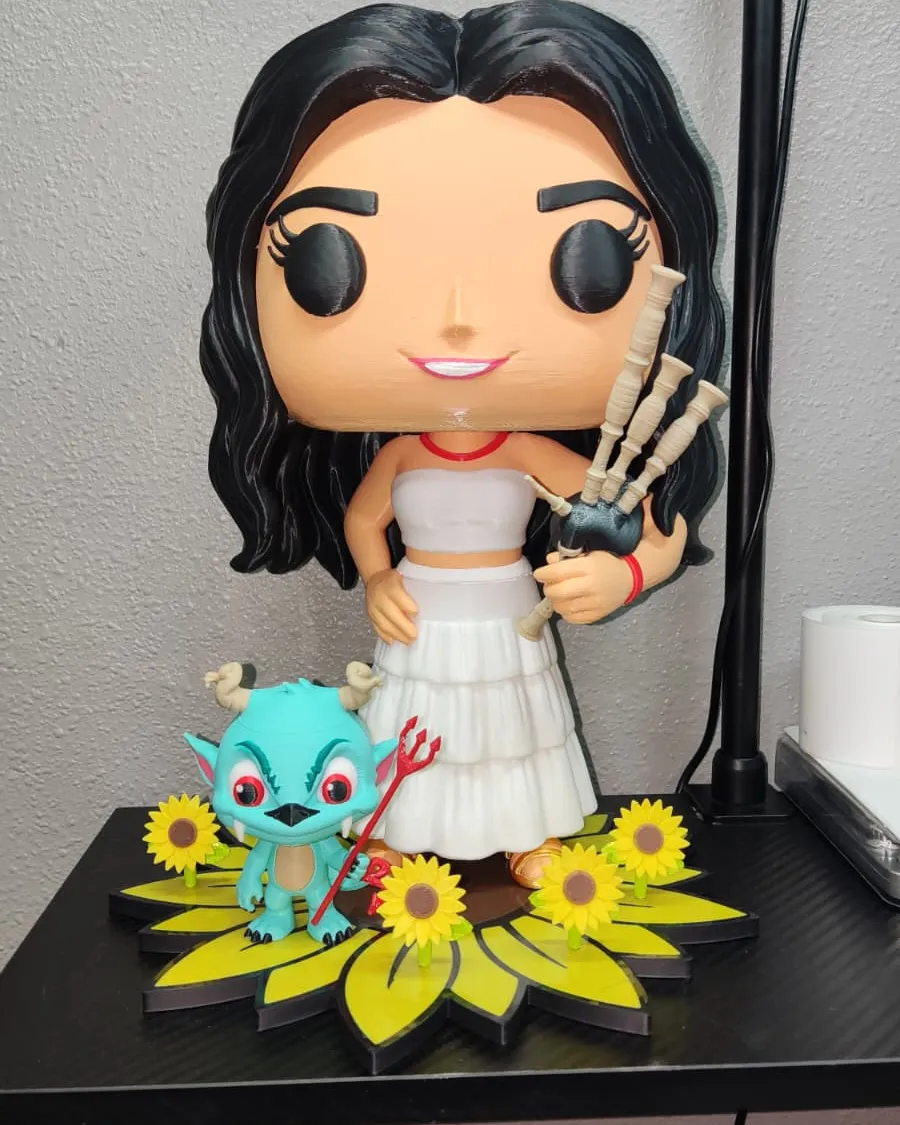 Figura personalizada con mascota fantástica, impreso en 3D por iPrintex — foto 2 de 3