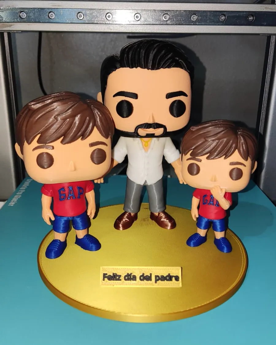 Figuras para el día del padre, impreso en 3D por iPrintex — foto 1 de 1