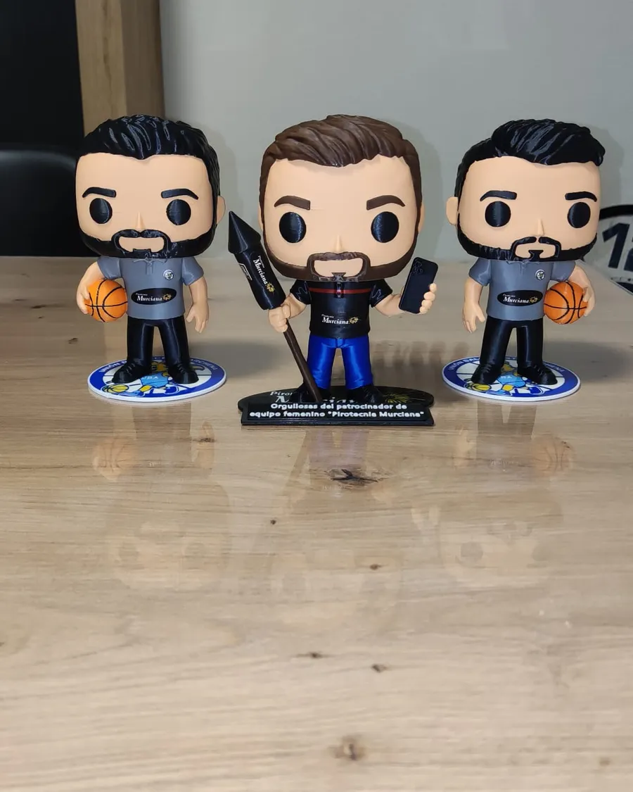 Figuras para equipo de baloncesto, impreso en 3D por iPrintex — foto 1 de 3
