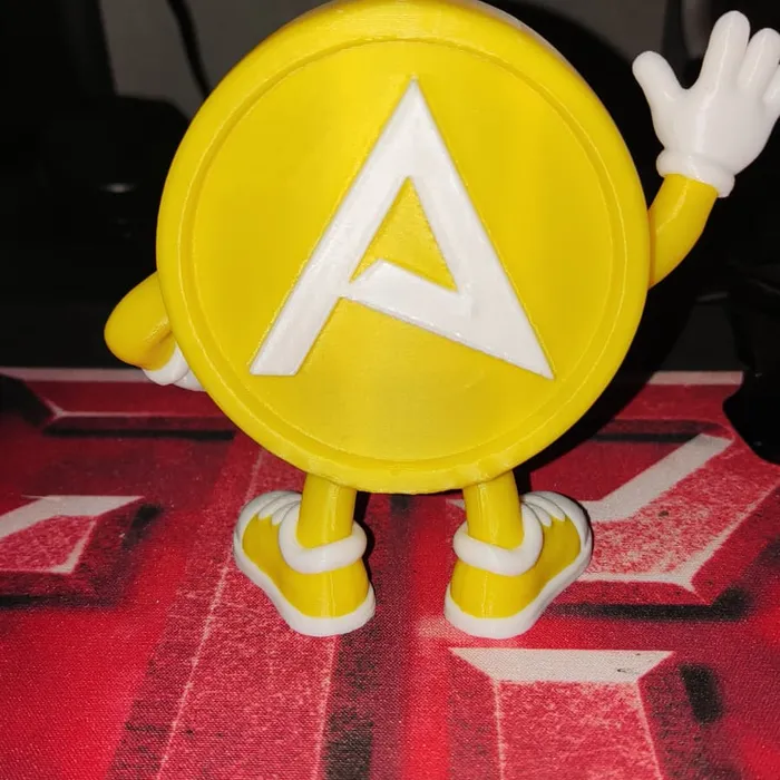 Mascota corporativa personalizada, impreso en 3D