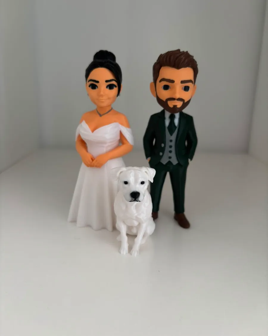 Topper de boda a medida, impreso en 3D por iPrintex — foto 1 de 4