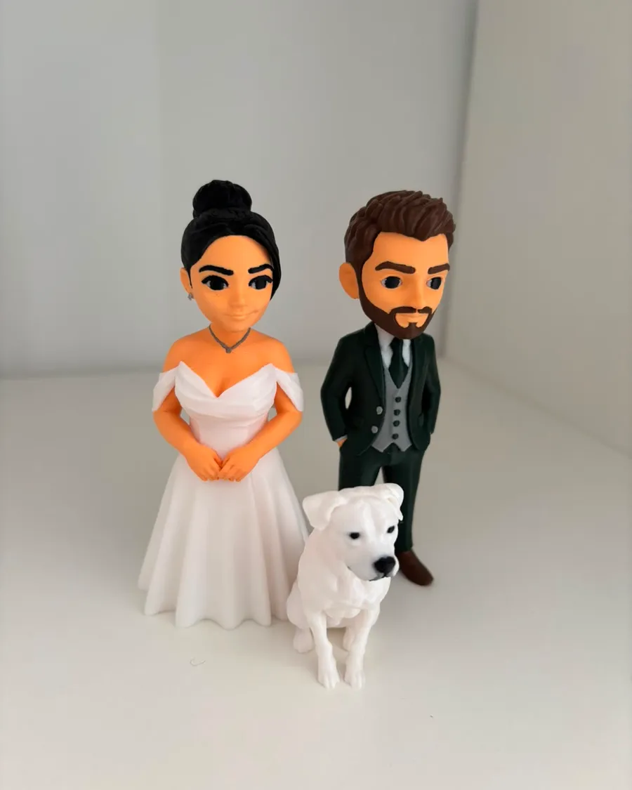 Topper de boda a medida, impreso en 3D por iPrintex — foto 2 de 4