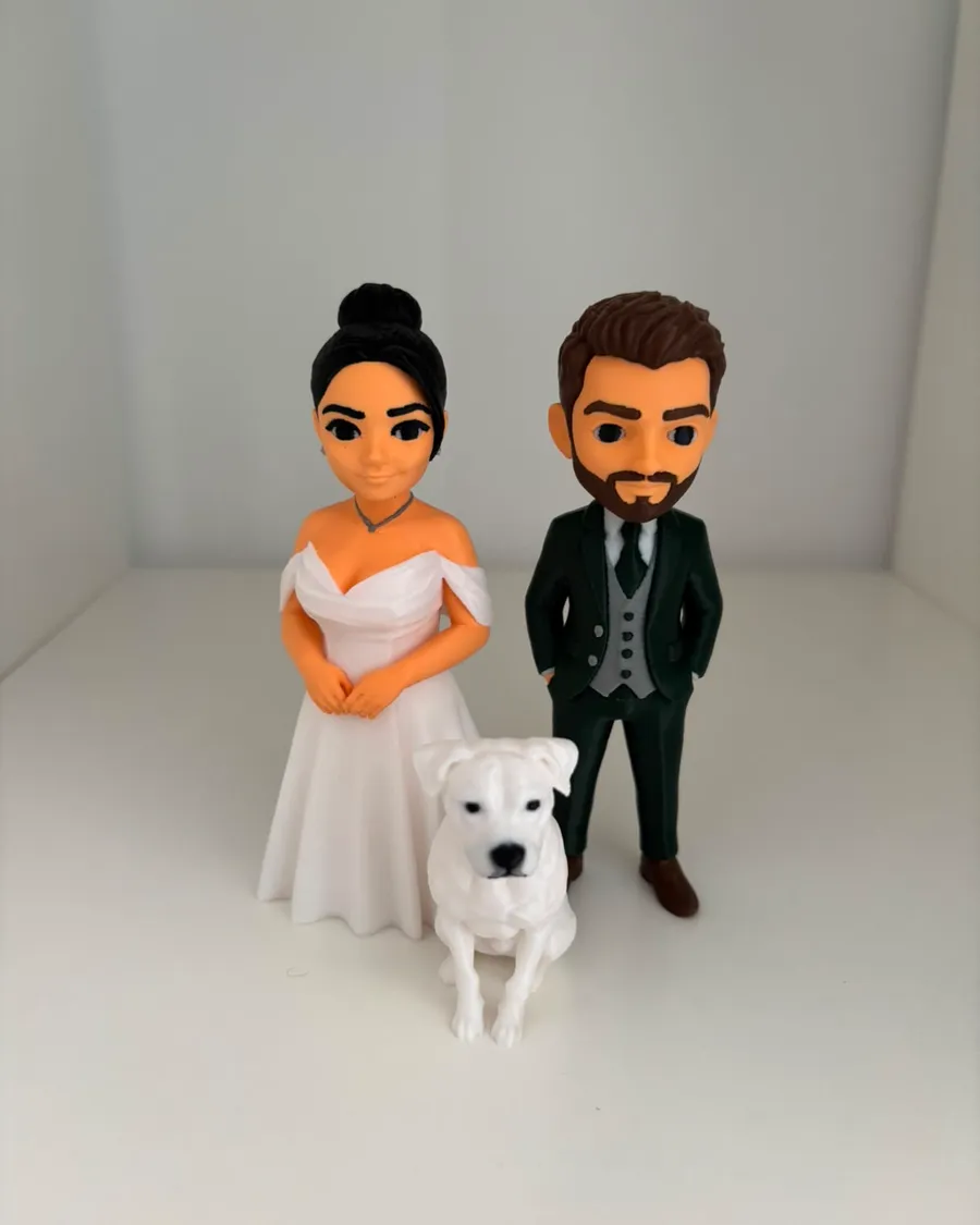 Topper de boda a medida, impreso en 3D por iPrintex — foto 3 de 4