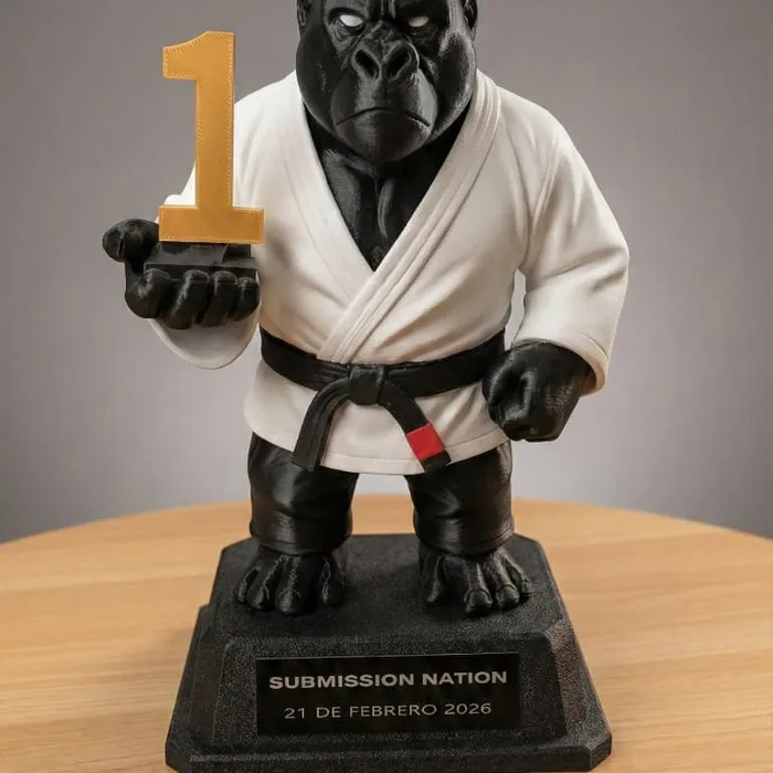 Trofeo Submission Nation, impreso en 3D