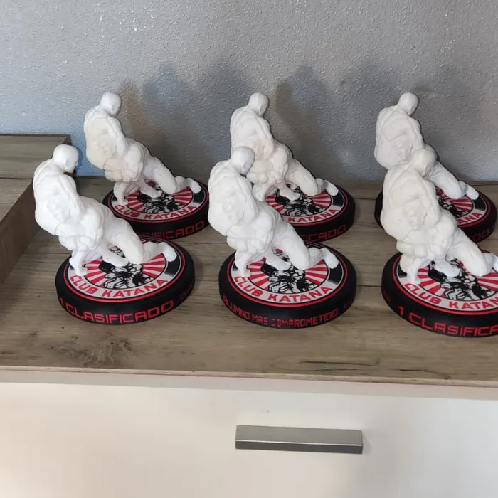 Trofeos para Club Katana, impreso en 3D