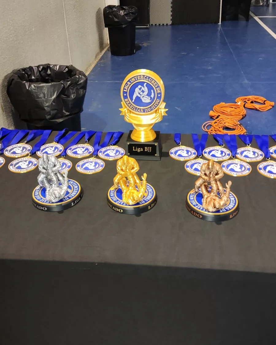 Trofeos y medallas — Liga Interclubes de BJJ, impreso en 3D por iPrintex — foto 6 de 7